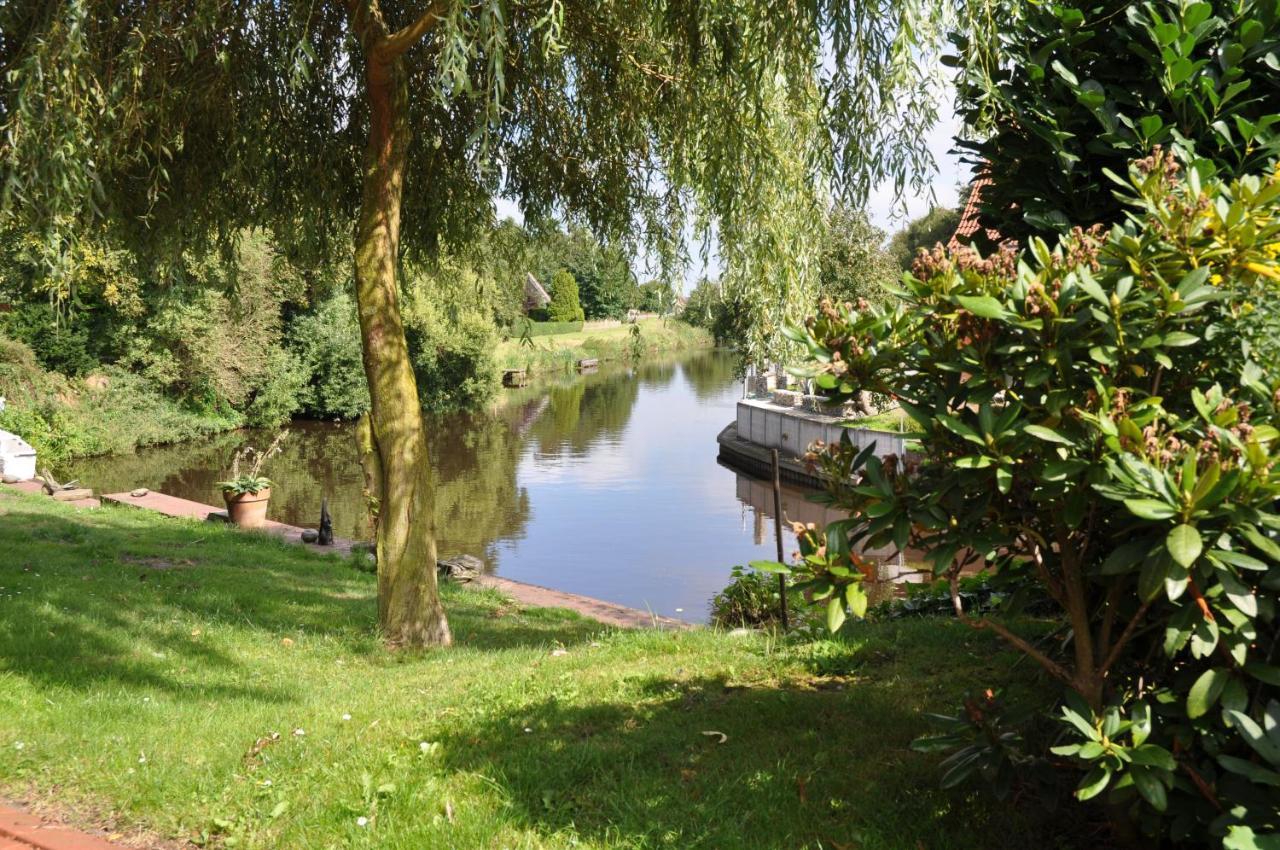 Ferienwohnung Am Ems-Seitenkanal 65353 Moormerland Dış mekan fotoğraf